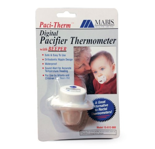Mabis Digital Pacifier Thermometer w/Beeper, Each