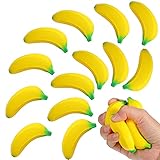 Kasyat 15 Pieces Banana Stress Toys Stretchy