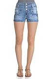 WallFlower Juniors High Rise Denim Shorts
