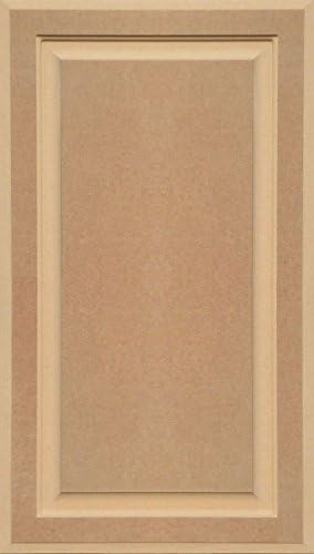Unfinished MDF Cabinet Door, Square with Raised Panel by Kendor, 30H x 17W