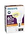 PHILIPS New 60-Watt Equivalent A19 LED Light Bulb Soft White - 2700K – (Pack of 4).
