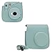 Fujifilm Instax Mini 9 Instant Camera Ice Blue + 2X Fuji Instax Film Twin Pack (40PK) + Blue Camera Case + Frames + Photo Album + 4 Color Filters and More Top Accessories Bundle
