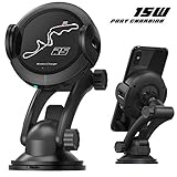 Wireless Car Charger Mount - Fast Qi Car Charger for Samsung Galaxy S8/S9/Note 8. Wireless Charger Car Mount for iPhone XS 8/8Plus. Air Vent Phone Holder with Automatic Infrared Motion Sensor - 15W