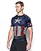 Under Armour Captain America Alter Ego Compression T-Shirt - XX Large - Blue