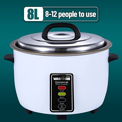 Wantjoin Commercial Rice cooker Stainless Steel Rice Cooker and Warmer