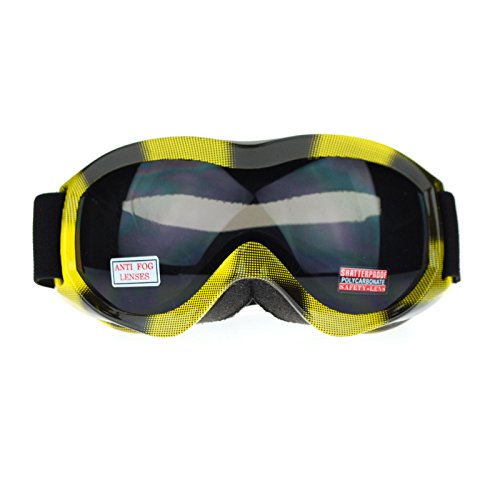 Ski Snowboard Goggles Anti Fog Shatter Proof Lens Winter Sports Wear Yellow