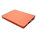 Snugg iPad 2 Case - Smart Cover with Kick Stand & Lifetime Guarantee (Orange Leather) for Apple iPad 2