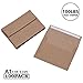 A1 Small Envelope - Mini Brown Kraft Paper Envelopes| Self Sealing |Perfect sized envelopes for personalize gift cards, wedding envelopes or Birthday Party place cards- 5.125 x 3.625 Inches (A1)
