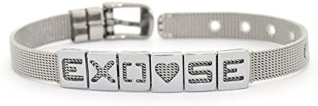 Kpopgarden Kpop EXO Initial letter Beakhyun Chanyeol Chen D.O.Kai Kris Luhan Sehun Suho Tao Xiumin Lay Bracelet (EXO♡SE)