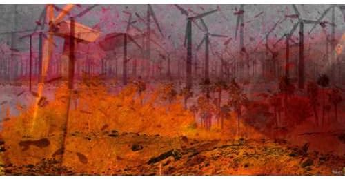 Parvez Taj Coachella Valley Print on Canvas Art Print on Premium Canvas, 30 x 60