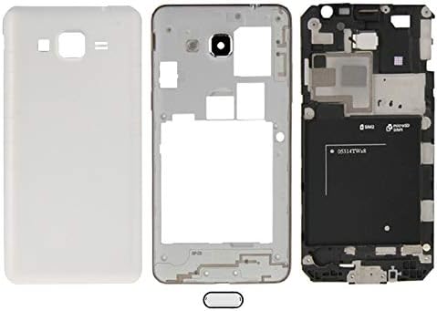 MOBILEPHONE PART YMX Full Housing Cover (Front Housing LCD Frame Bezel Plate + Middle Frame Bezel + Battery Back Cover) + Home Button for Galaxy Grand Prime / G530 (Dual SIM Card Version)(Grey)