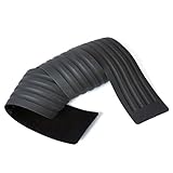 Black New Rubber Rear Guard Bumper Protector Trim Cover
