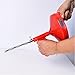 B1ST Toilet Snakes Plumbing Drain Auger Pipe Cleaners Cleaner Closet Sink Plummer Snake Sewer Snake Drum Auger Tool with Metal Spring-Steel Red for Bathroom