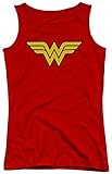 Juniors Tank Top: DC Comics - Wonder Woman Logo Size S