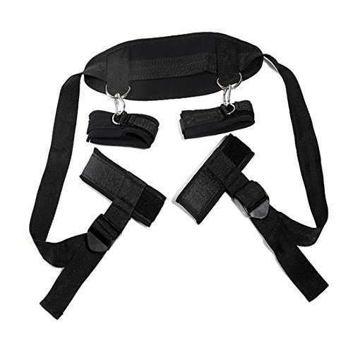 SM Restraints, Ivysky Adjustable Nylon Straps Velcro with Soft Sponge