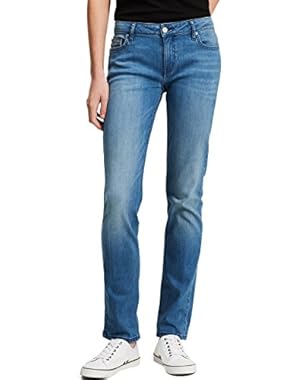 Jeans Women's Straight Leg Denim Jean, Sunlit Blue, 28x32