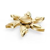 Aritone Fashion Gift For Fidget Camouflage EDC toy Fidget Hand Spinner Toy Stress Reducer EDC Focus Toy (A Gold)