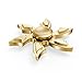Aritone Fashion Gift For Fidget Camouflage EDC toy Fidget Hand Spinner Toy Stress Reducer EDC Focus Toy (A Gold)