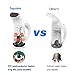 tepoinn Steamer Clothes, Clothes Steamer, Perfect Travel/Home. Amazing Handheld Garment Steamer, Powerful 60 Seconds Heat-Up, Fabric Steamer No Damage On Clothes