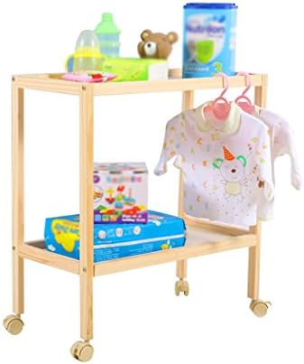 Solid Wood Simple Baby Sort Out Shower Stand Nursing Desk Touch Table Baby Changing Table Trolley Multifunctional Shelf Diaper Table 10 Kg Load