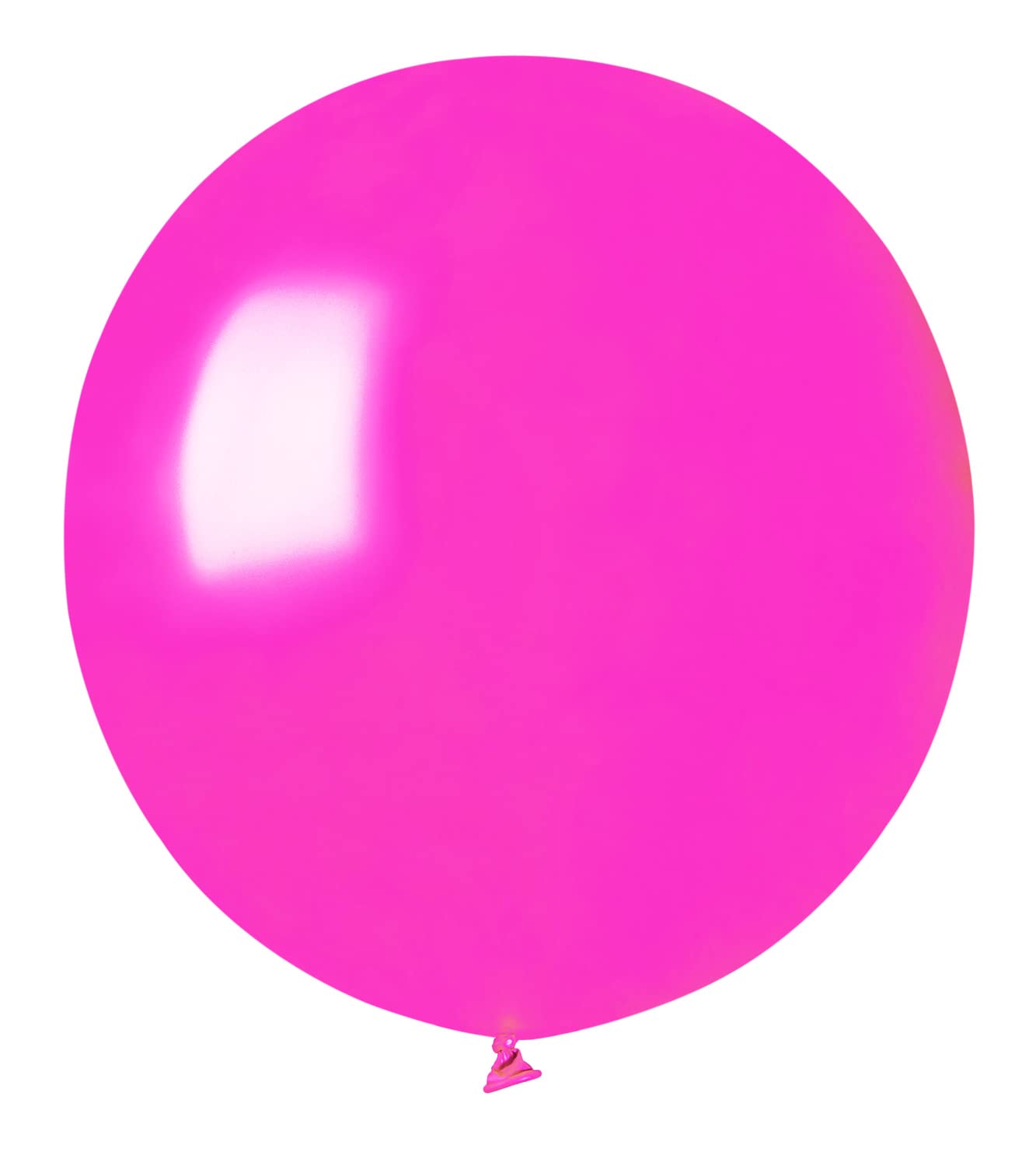 Pack 25 balloons pearly in natural latex Premium Quality G150 (Ø 48cm / 19"), fuchsia pink pearl