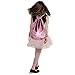 ICOSY Mermaid Sequin Bag Magic Reversible Sequin Drawstring Backpack Glitter Dance Bags Flip Sequins Backpack Bags Shining Sports Backpack for Kids Adults (Gold/Pink, 13.8
