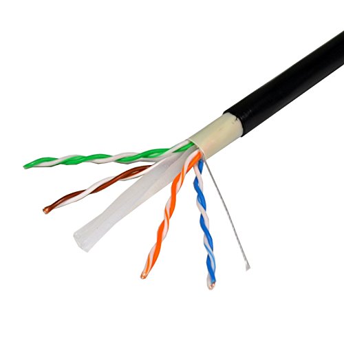 CAT6 OUTDOOR 1000FT UTP SOLID BULK CABLE DIRECT BURIAL ETHERNET LAN NETWORK RJ45