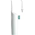 Cordless Water Dental Flosser Non-Electric Simple Operation, Oral Irrigator Portable Affordable for Home & Travel, Tonsil Stone Remover Safe for Pregnant Women and Children (White)