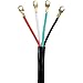 Certified Appliance Accessories 30-Amp Appliance Power Cord, 4 Prong Dryer Cord, 4 Color Coded Wires with Eyelet Connectors, 4ft, Copper Wire