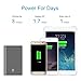 8000mAh Power Bank Portable Charger, iXCC Aluminum High Speed Compact External Battery Pack Charger for iPhone, iPad, Samsung Galaxy and More - Gray