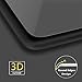 [For Series 2/3] SUPTMAX Screen Protector for Apple Watch Series 3 [3D Full Coverage] Apple Watch Screen Protector 42mm [Carbon Fiber Frame + Tempered Glass] (42mm, Black)