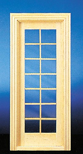 Dollhouse Miniature French Door for Interior or Exterior
