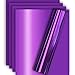 Tvinyl Warehouse Purple HTV Vinyl Foil Heat Transfer Vinyl for Apparel 12