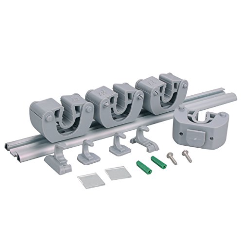 image for DayBuy Mop Broom Holder-Broom Wall mounted Hooks- Free Combination Rub