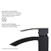VIGO Satro 7'' H Single Handle Single-Hole Bathroom Faucet in Matte Black-VG01015MB