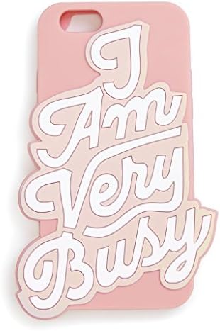 CHOCOCASE I AM Busy Case for iPhone 7 / iPhone7 4.7" Screen Regular Size Soft Silicone Material 3D Cartoon Cute High Fashion Stylish Kids Teens Girls Women Protective
