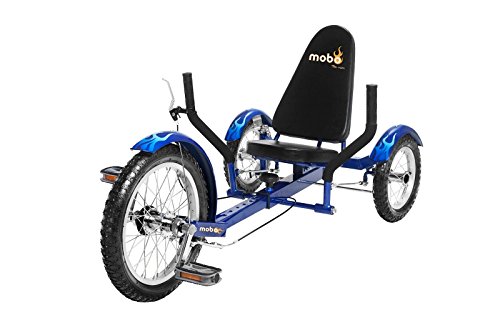 Mobo Triton Recumbent Trike. Kids 3-Wheel Bike. Youth Cruiser Tricycle