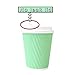 FarSmart Disposable Hot Paper Coffee Cups With Lids To Go 12 Oz