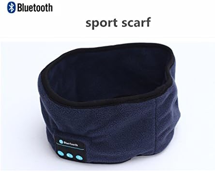 PJY Wireless Bluetooth Sports Headband Earphones Sweat Absorption Cap Music Sleepband Sleep Headphones Headset Running Headgear with Microphone (blue)