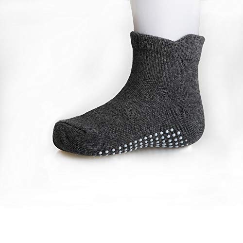 Toddler Infant Boys Girls Grip Ankle Socks Non Slip Anti Skid Socks 6 Pairs Socks Gift Set (3-5 years, 6 pack boys)