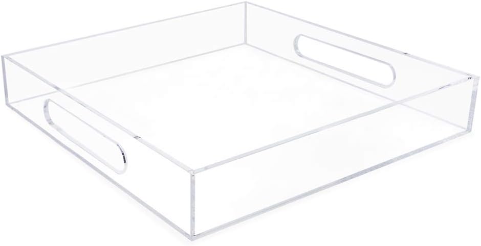 Isaac Jacobs(12x12, Clear) - Acrylic Tray (12x12, Clear)