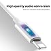 Headphone Adaptor for iPhone Adapter 3.5mm Jack Dongle Earphone Connector Convertor AUX Audio Headset Accessories Cable Audio Splitter Compatible for iPhone X XS XS Max 8/8Plus Support iOS 11 or Later