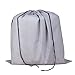 AUMEY 2 Piece Thick Non-woven Dust Bag Beam Port Drawstring Pouch (Gray)