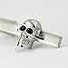 REXVAN Steanpunk Skull Tie Clip Business Party Gifts with Box
