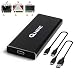 QNINE NVME Enclosure [Upgraded Version], Included 2 USB Cables, Fit for Samsung 960 970 EVO PRO WD Black NVME SSD primary