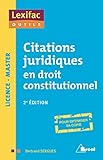 Citations juridiques en droit constitutionnel (Lexifax outils) by 