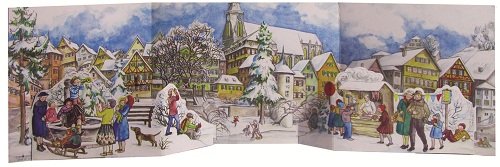 !B.e.s.t Richard Sellmer Verlag 3-D Winter Village Panorama German Advent Calendar Germany Christmas Countdow<br />[K.I.N.D.L.E]