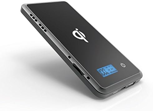 Wireless Solar Charger, Cowin Solar Power Bank Wireless 4500mAh, Dual Fast Charging Ports For Cell Phone,Iphone,Samsung,Android Phones,Windows Phones,Gopro Camera,GPS And More