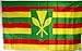 3'x5' KANAKA MAOLI HAWAII FLAG, Hawaiian Sovereignty banner
