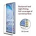 NOVAEAST Screen Protector for Galaxy Note 10 Tempered Glass with Easy Install Frame, 3D Curved Full Coverage, Fingerprint Scanner, 2 Pack